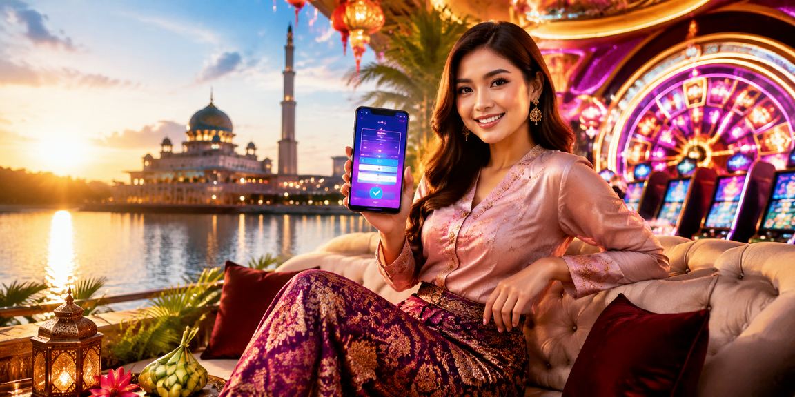 Pemain menyemak odds perlawanan sukan melalui telefon di Putrajaya